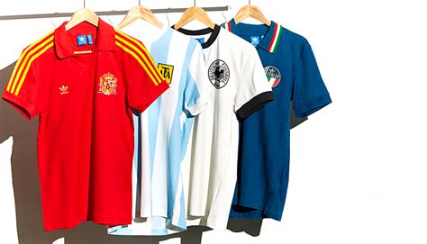 adidas original football collection|Adidas retro football jerseys.